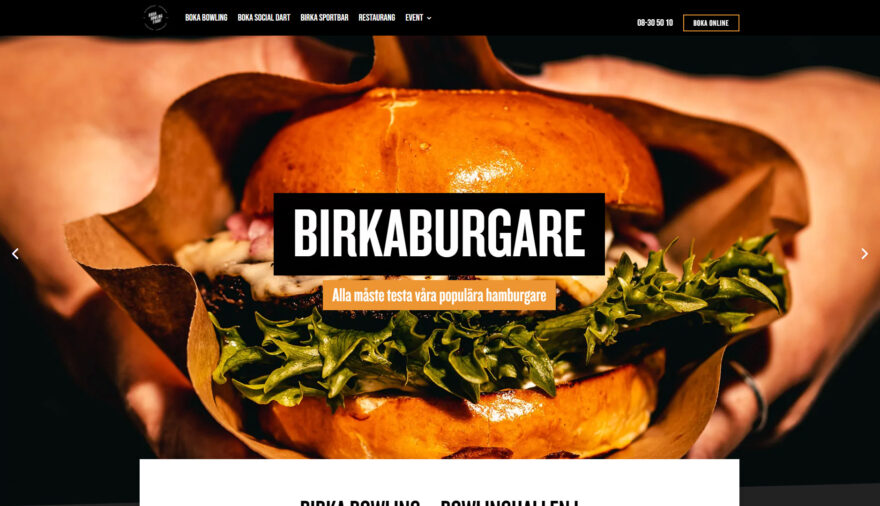 Birka Bowling, webbplats, hemsida, webbdesign, SEO, sökmotoroptimering