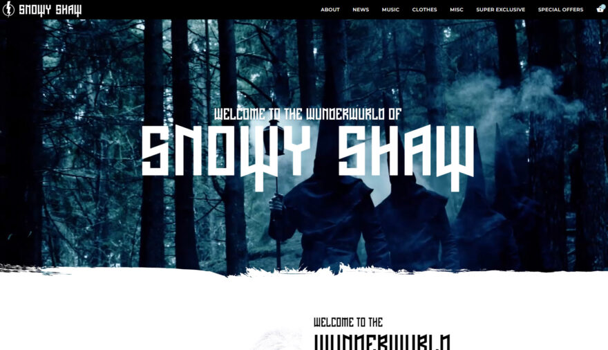 Snowy Shaw, webbplats, hemsida, webbdesign, SEO, sökmotoroptimering, filmredigering
